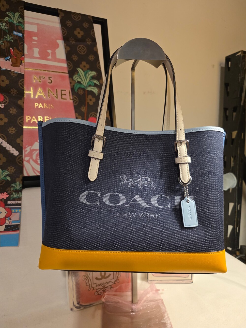Coach Denium Mollie Tote 25 - Picture 10 of 14